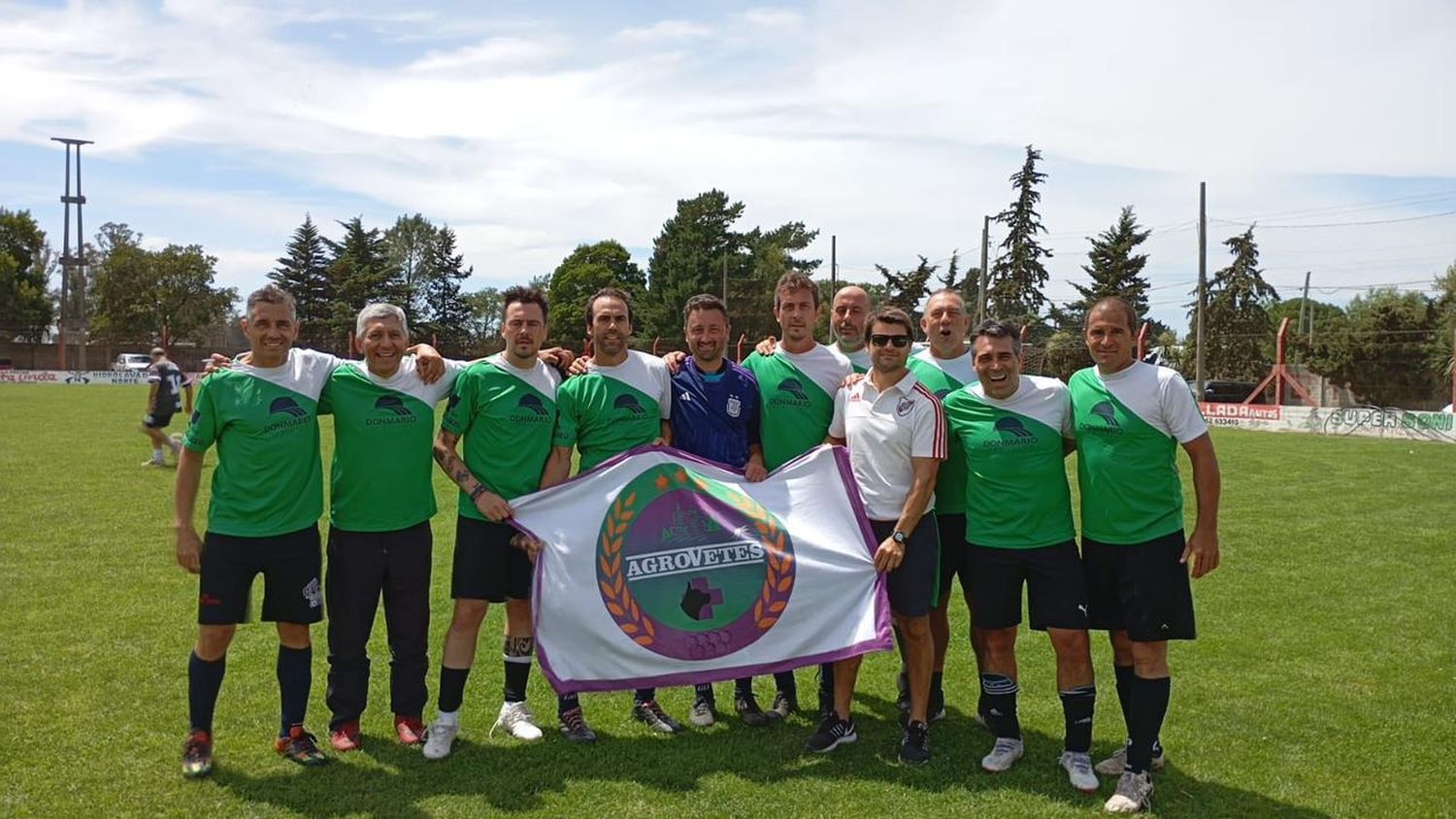 Agrovetes. Equipo de fútbol, que logró resultados positivos en la fecha de las Olimpiadas