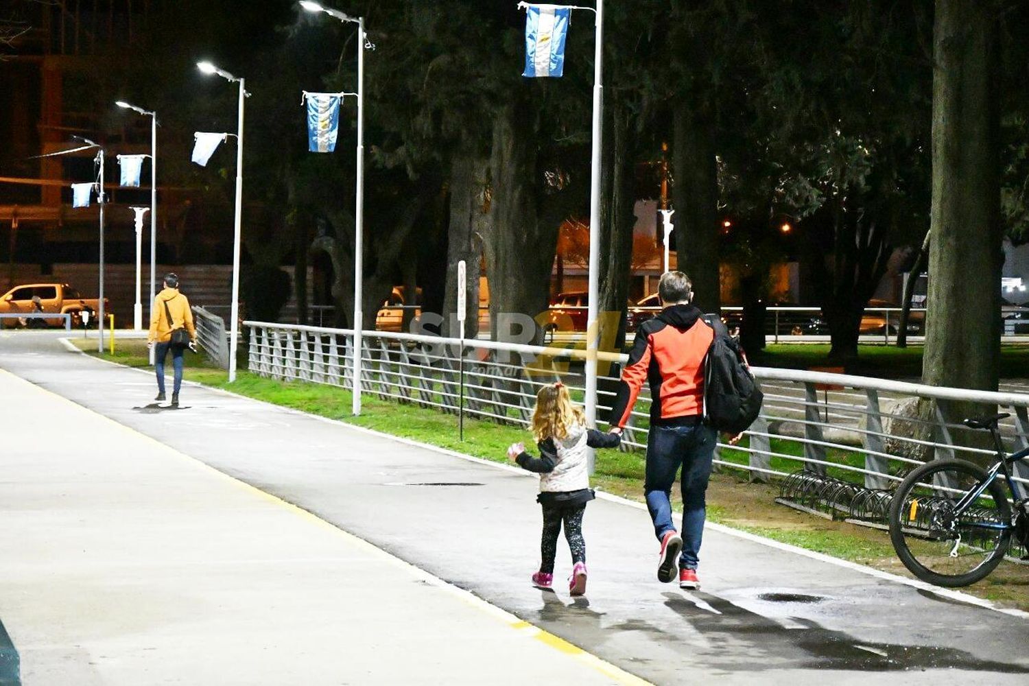 Inauguraron la nueva iluminación led en el Parque Municipal