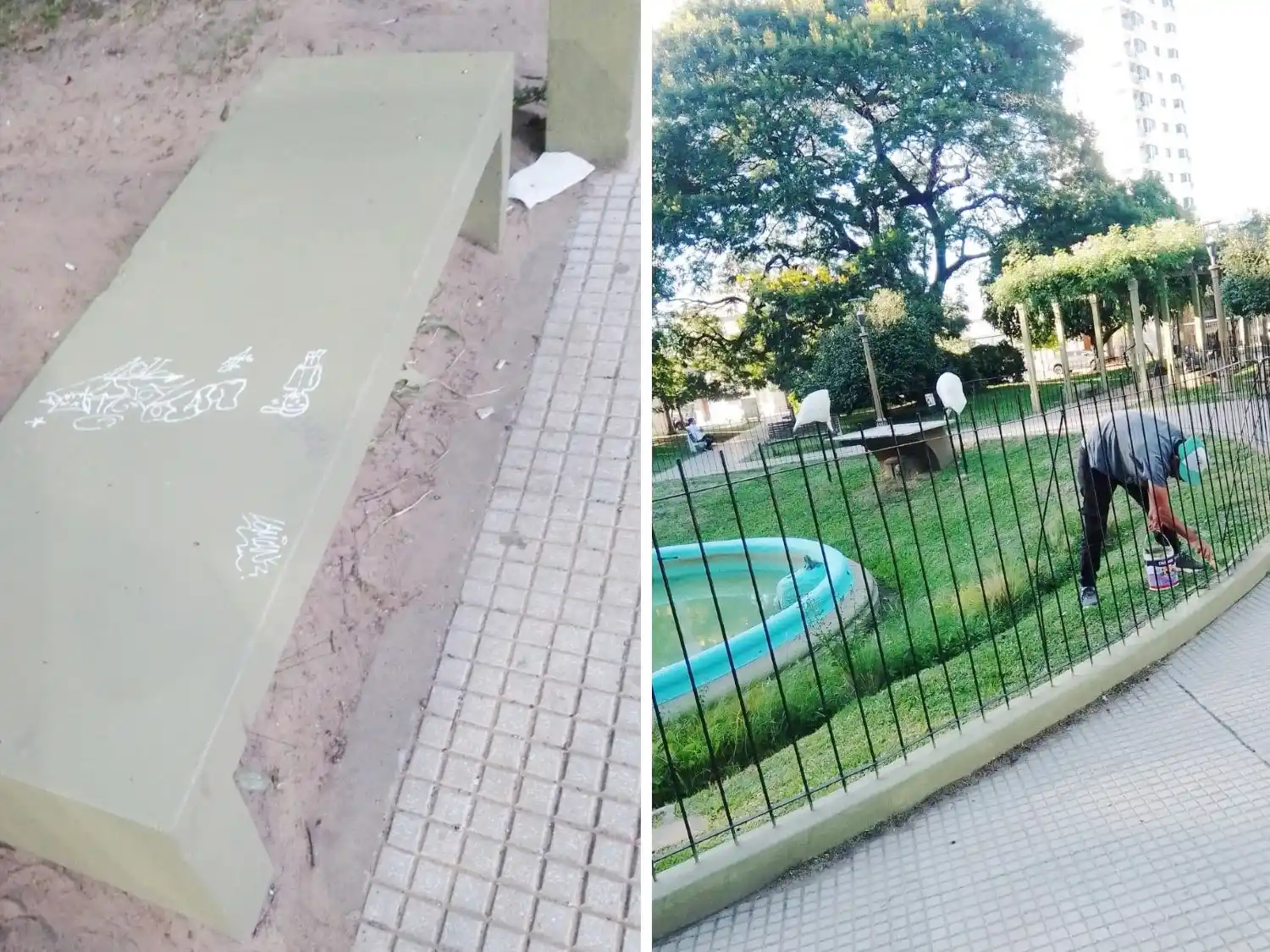 Actos de vandalismo perjudican el cuidado y mantenimiento de los espacios públicos