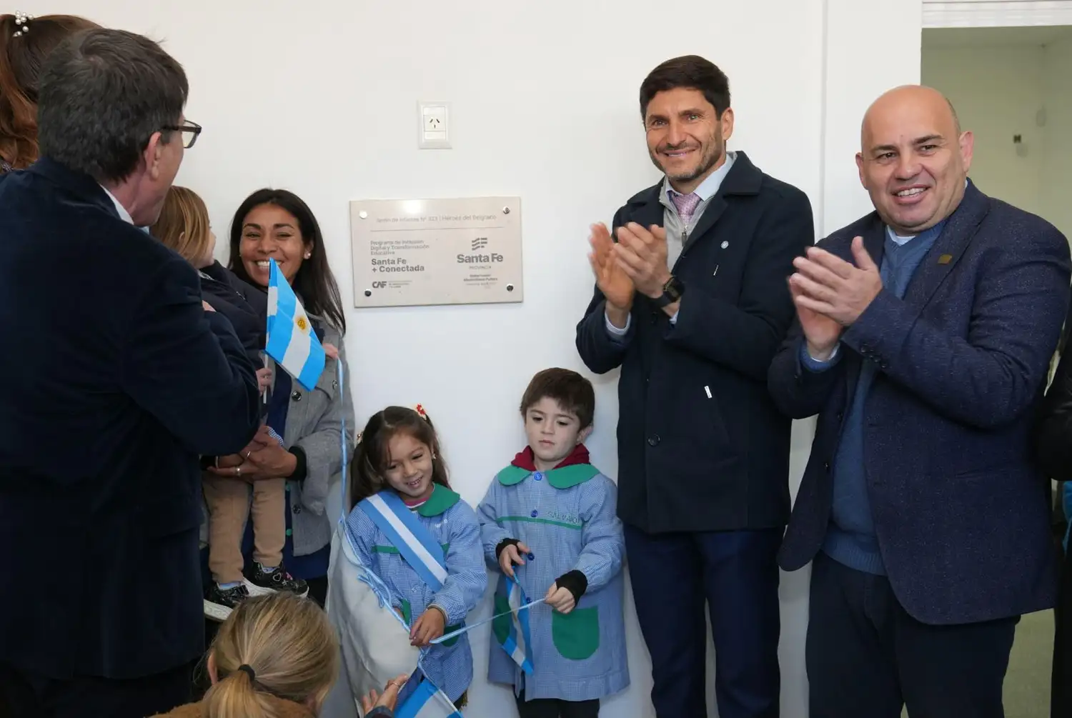 Inauguraron el Jardín de Infantes "Héroes del Belgrano en la ciudad de Esperanza
