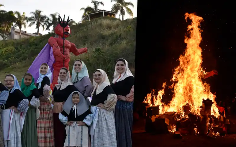 Quema del demonio: Agrupación Mallorca celebró la Fiesta de San Juan