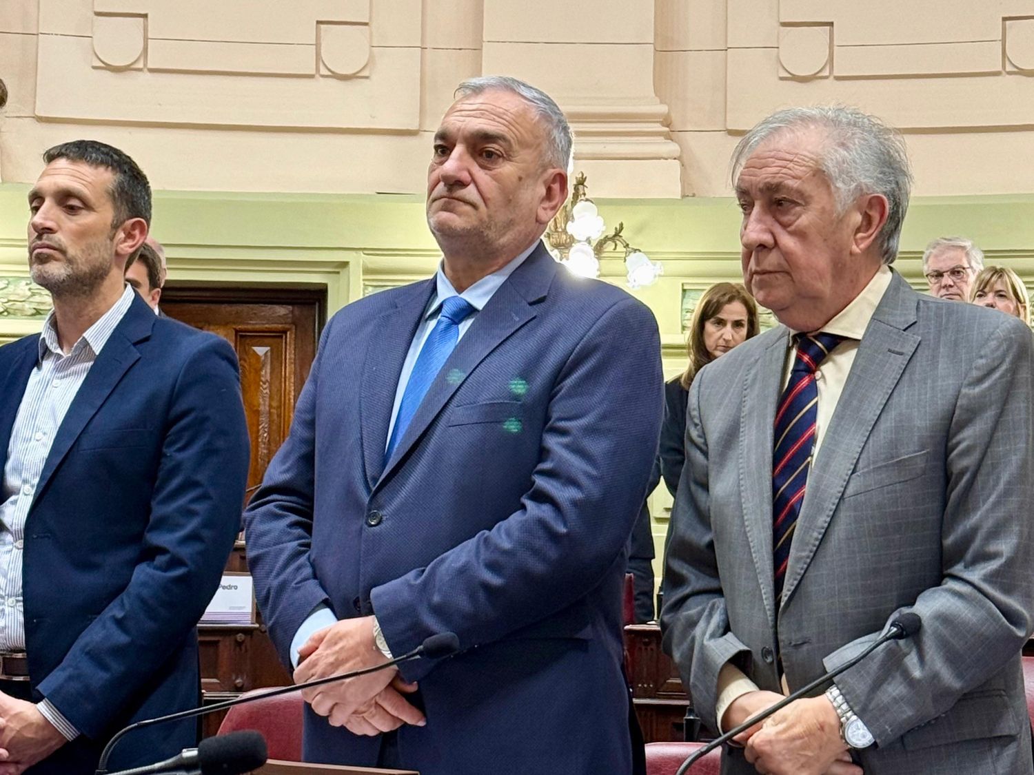 "Señores convencionales, las Malvinas fueron, son y serán argentinas", destacó Calvo al finalizar su discurso