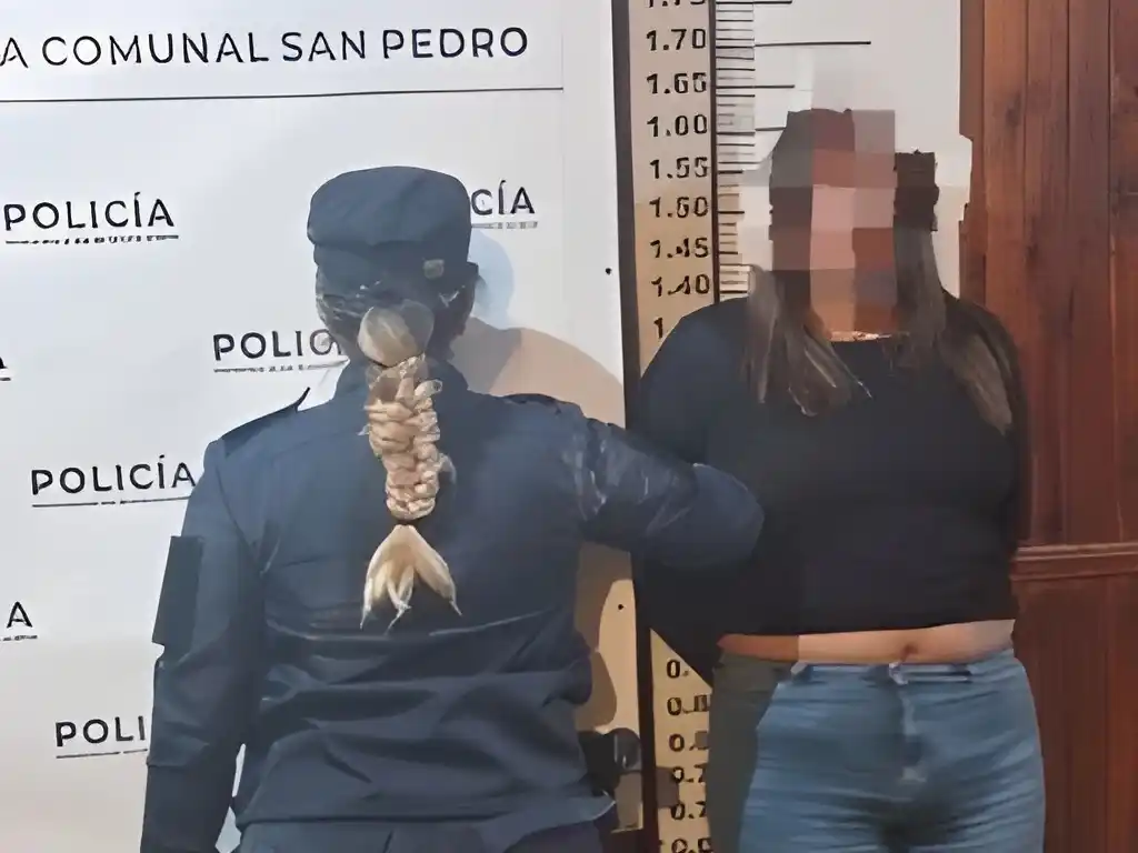 La aprehendida fue trasladada a la Comisarìa.