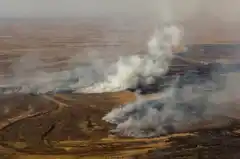 Monitorean los incendios en las islas