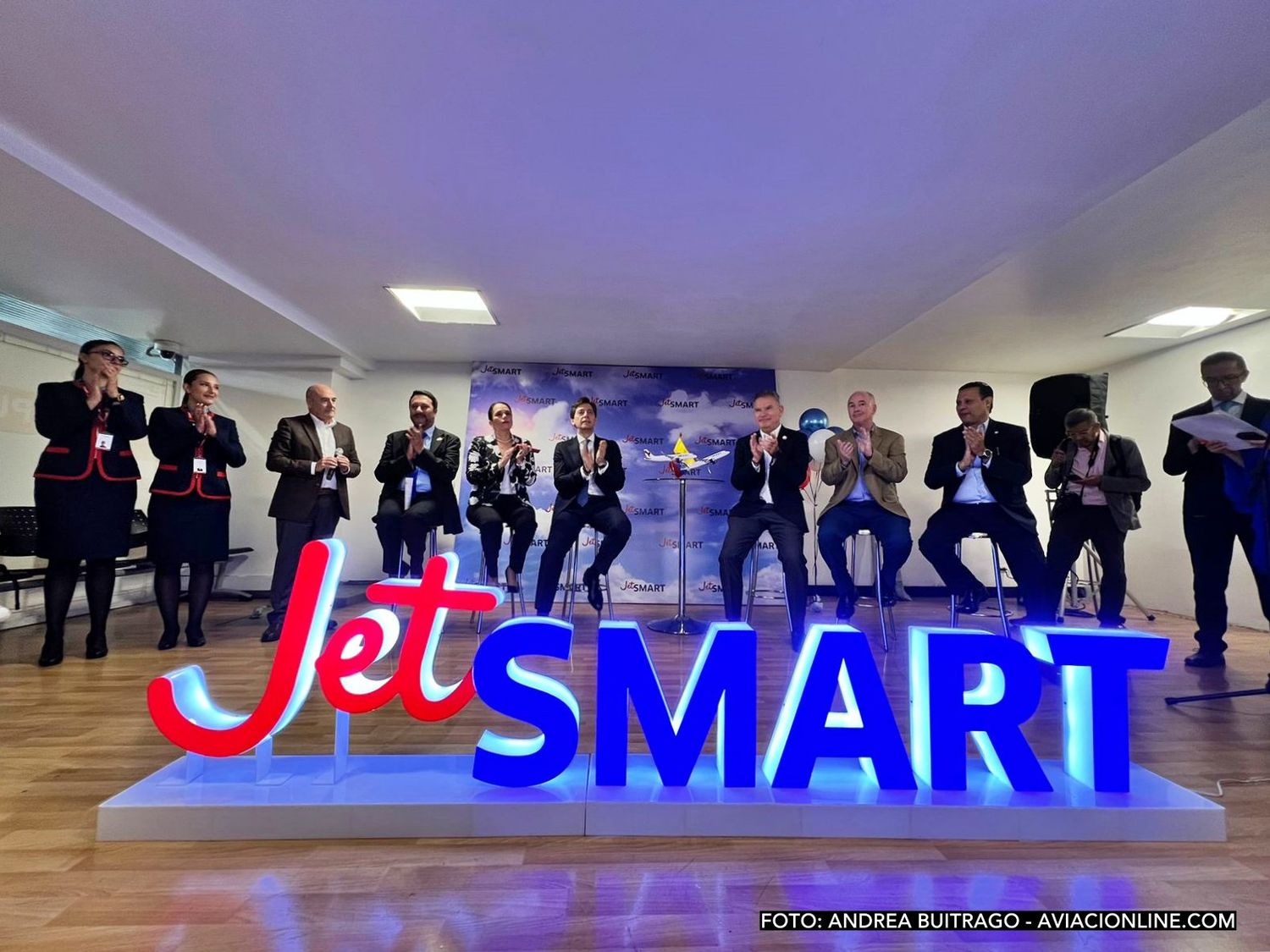 Acto oficial previo al vuelo inaugural de JetSMART Colombia – 14MAR2024