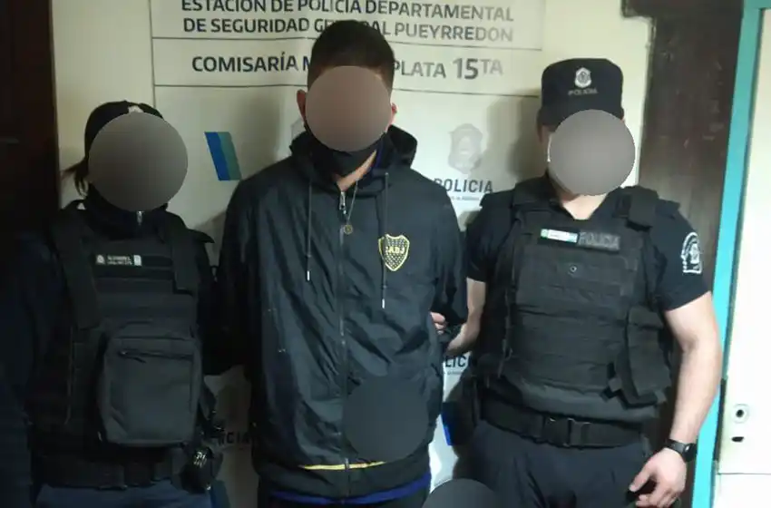 Lo atrapan tras asaltar y golpear en el rostro a una anciana en una entradera 