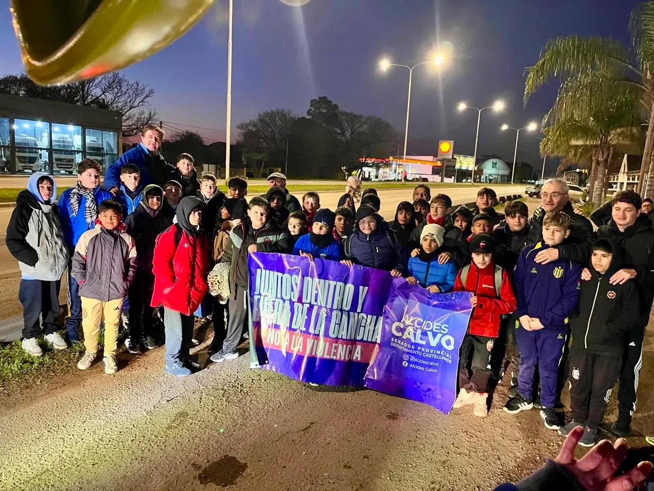Jóvenes de la Liga Rafaelina vivieron una experiencia educativa y deportiva junto a Alcides Calvo