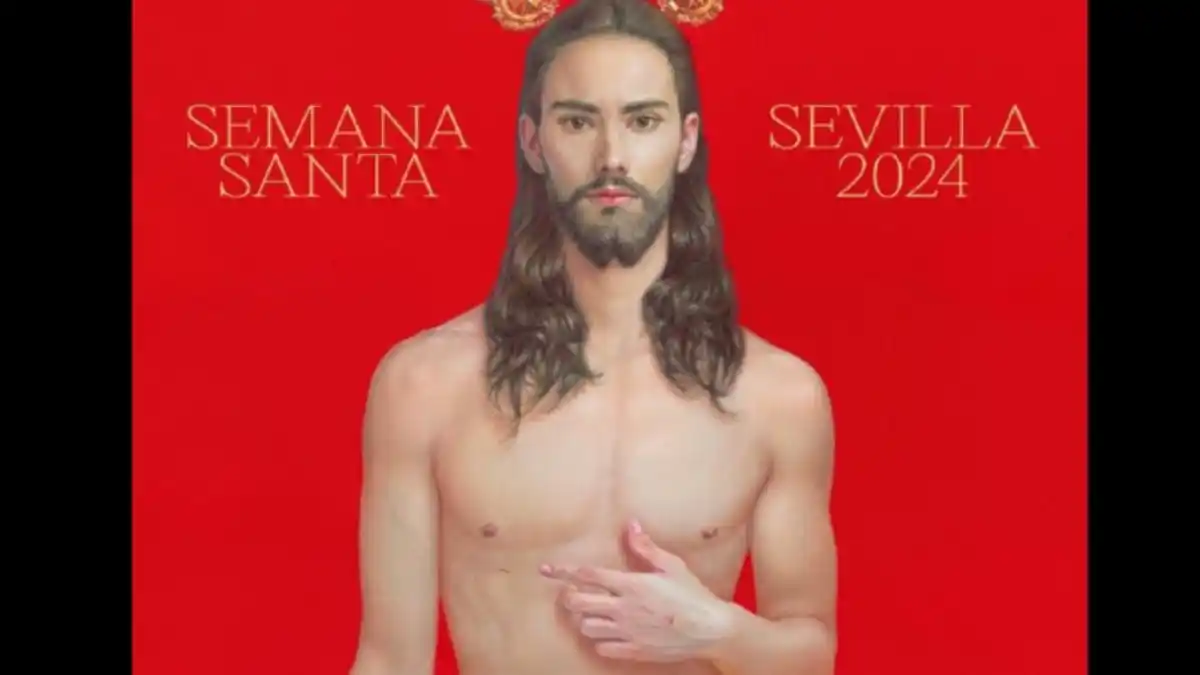 ¡POLÉMICA PRE SEMANA SANTA! Revuelo en Sevilla por presentación de CRISTO AFEMINADO