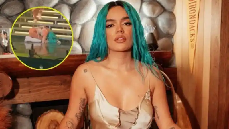 ¡Me duele todo! Karol G sufrió grave caída en pleno concierto en Miami