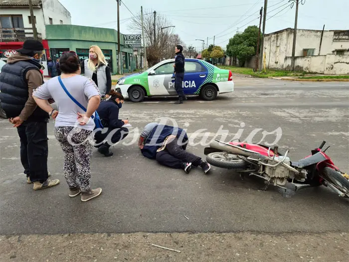 Accidente en avenida 75 y 52