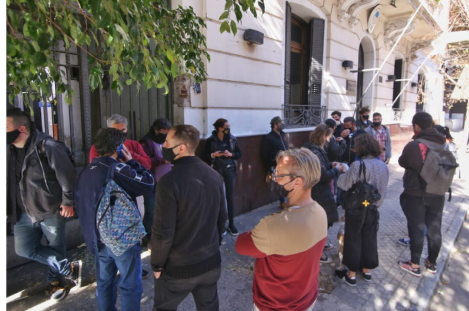 Protesta de gastronómicos rosarinos terminó con dos detenidos