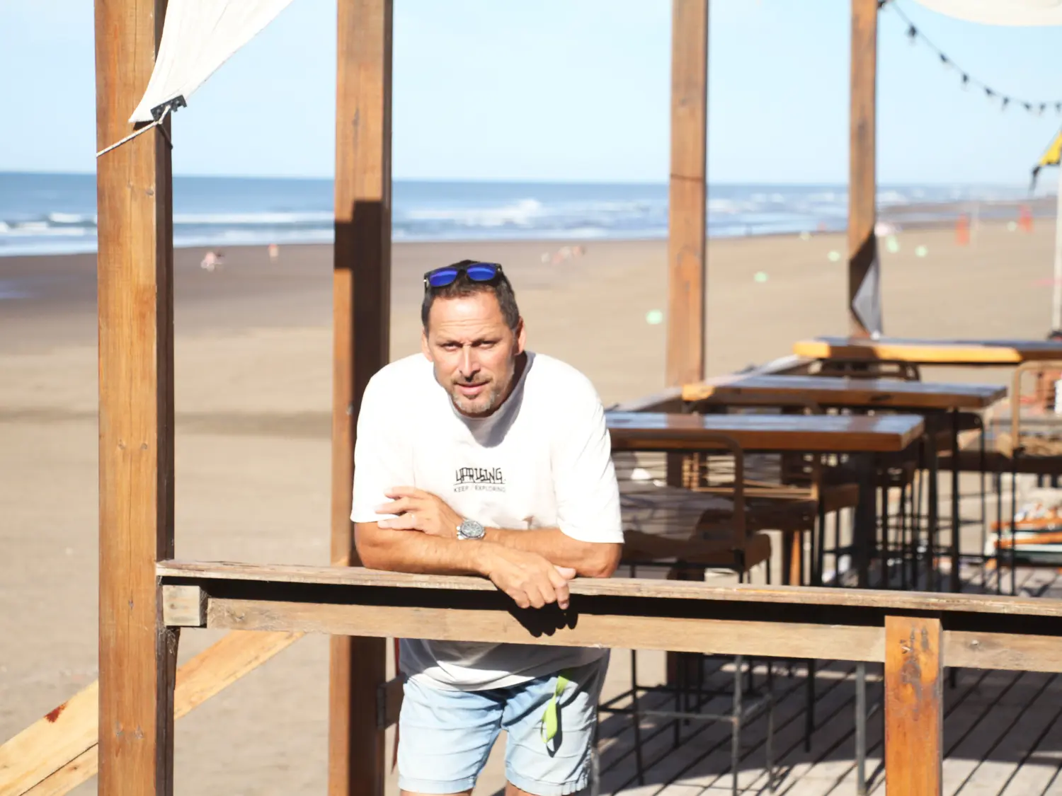 Daniel 'Pata' Velázquez es responsable de las concesiones en el parador S.V. Terrazas, y en el camping del ACA