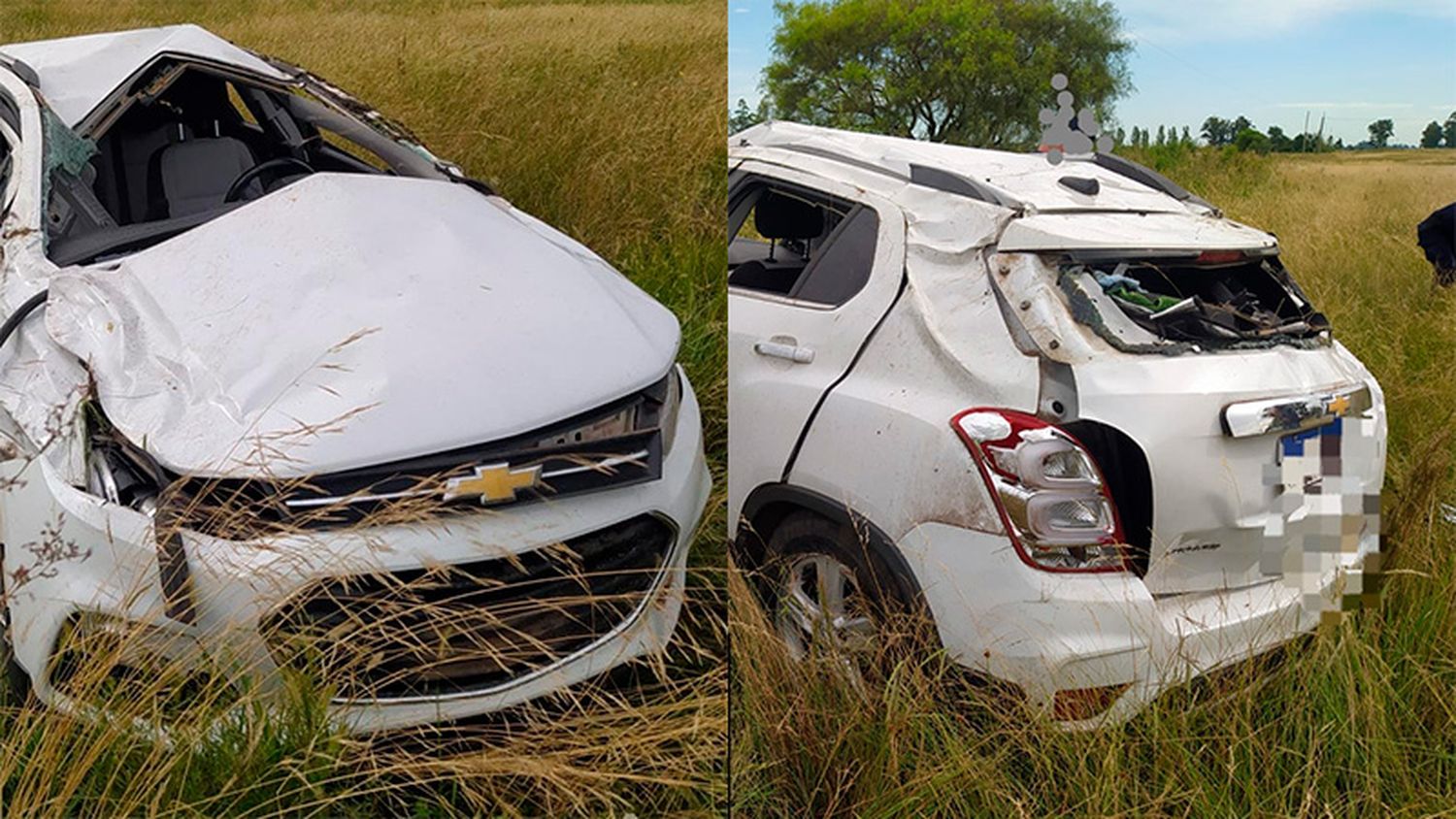 Un policía falleció tras despistar y volcar con su camioneta en la Ruta Nº 18