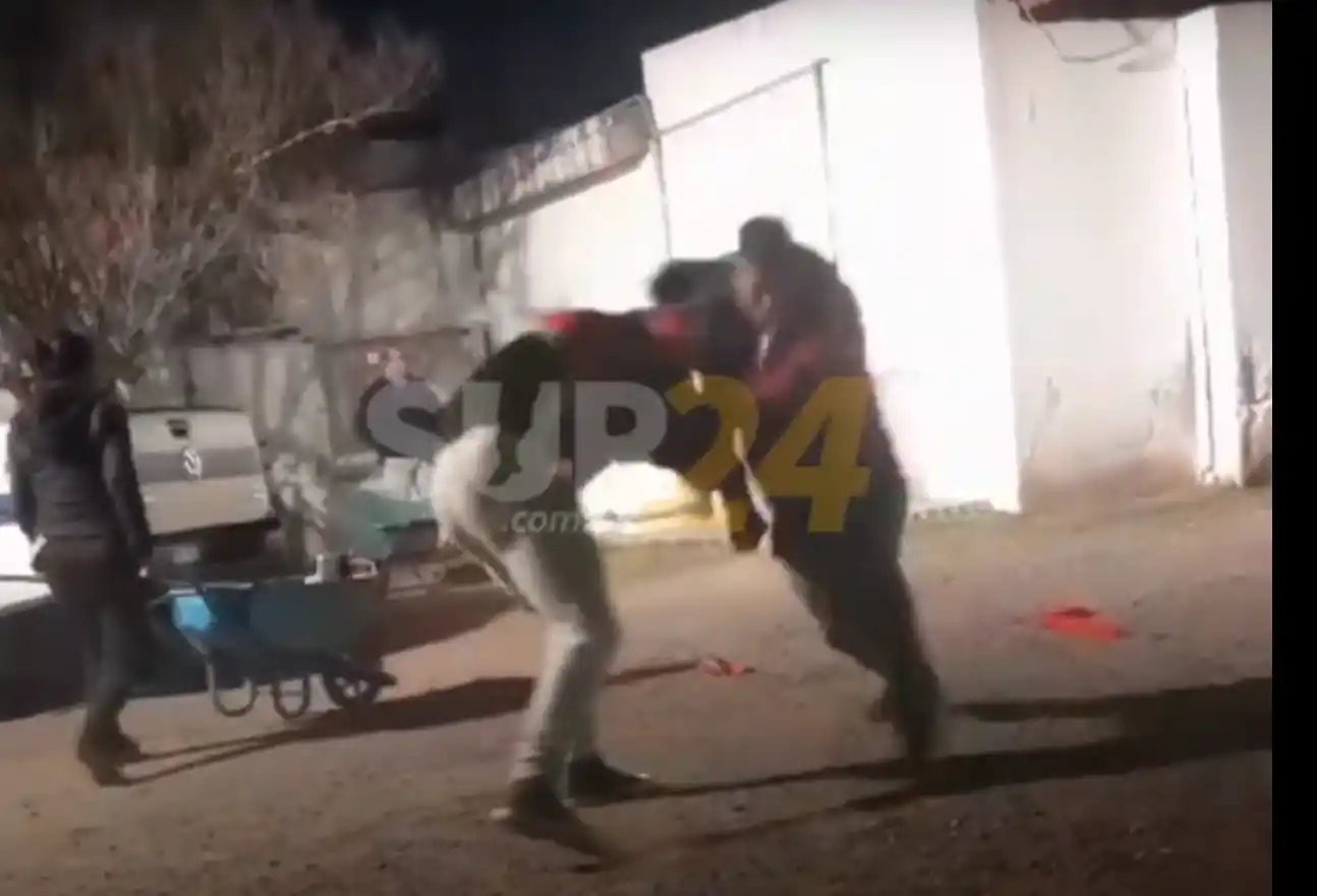 Dos hombres se agarraron a trompadas en la comuna de María Teresa