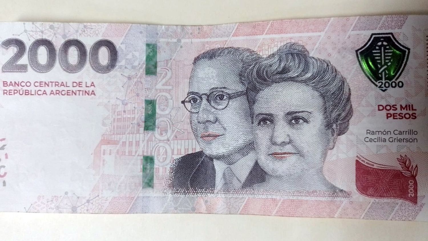 Homenaje. La imagen de Ramón Carrillo en el billete de $2.000
