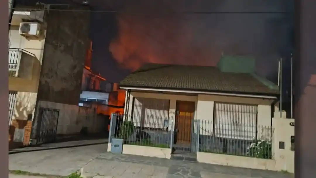 Incendio en calle 63