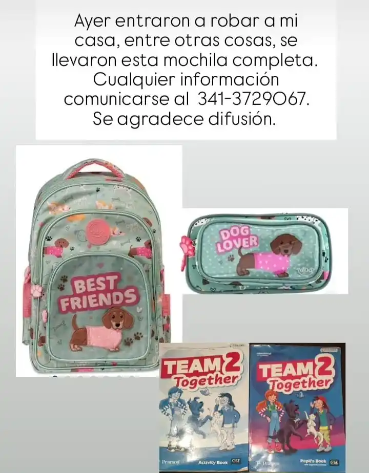 Mochila robada