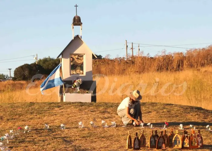 Frente al río Quequén veneraron a la Virgen de Shoenstatt