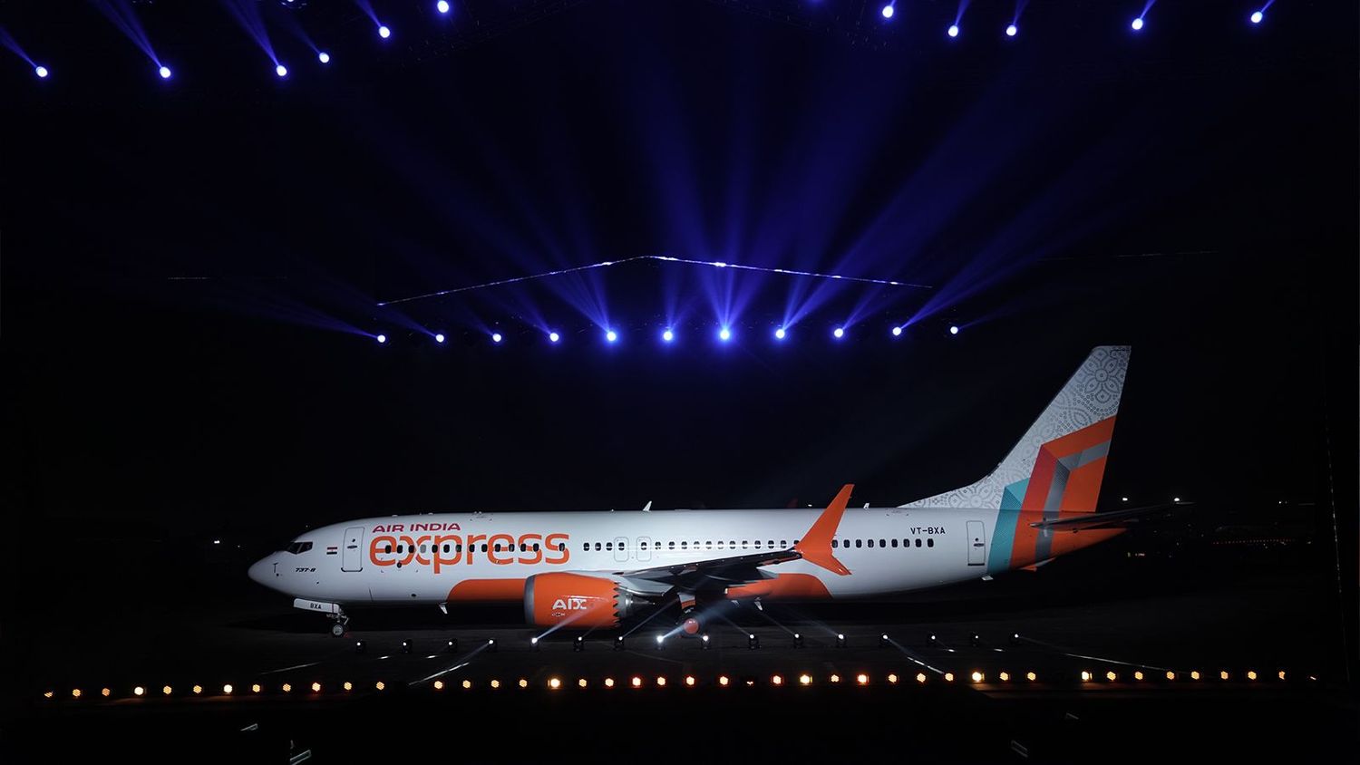 Air India Express (AIX) took delivery of its first Boeing 737 MAX and unveiled its new corporate image