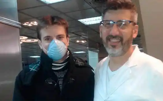 Nicolás Bernhardt: "puedo caminar y dormir sin oxígeno"