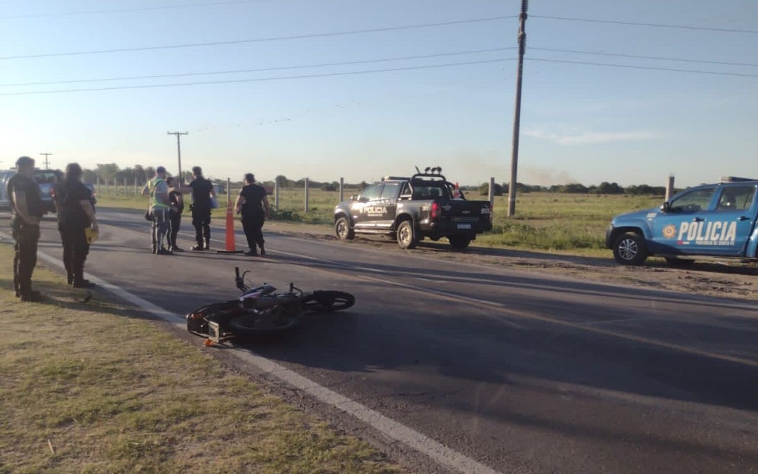 Quedó detenido el conductor de la moto que atropelló a un ciclista y le causó la muerte