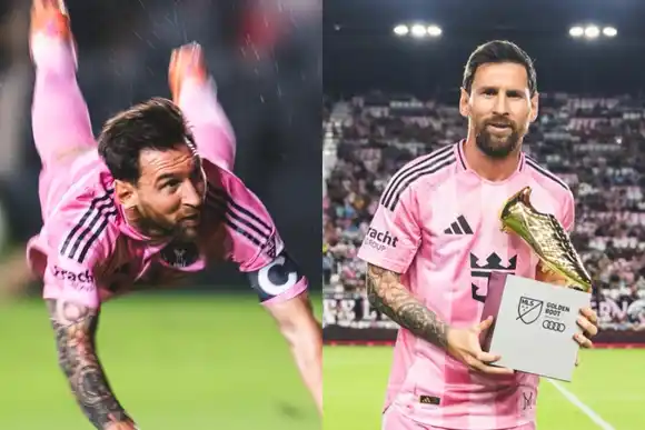 Messi brilló con un doblete en el primer partido de Playoffs con el Inter Miami