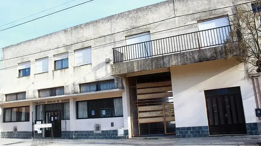 Sede de la Unión Vecinal de Fomento. Donde funciona también la Biblioteca Popular