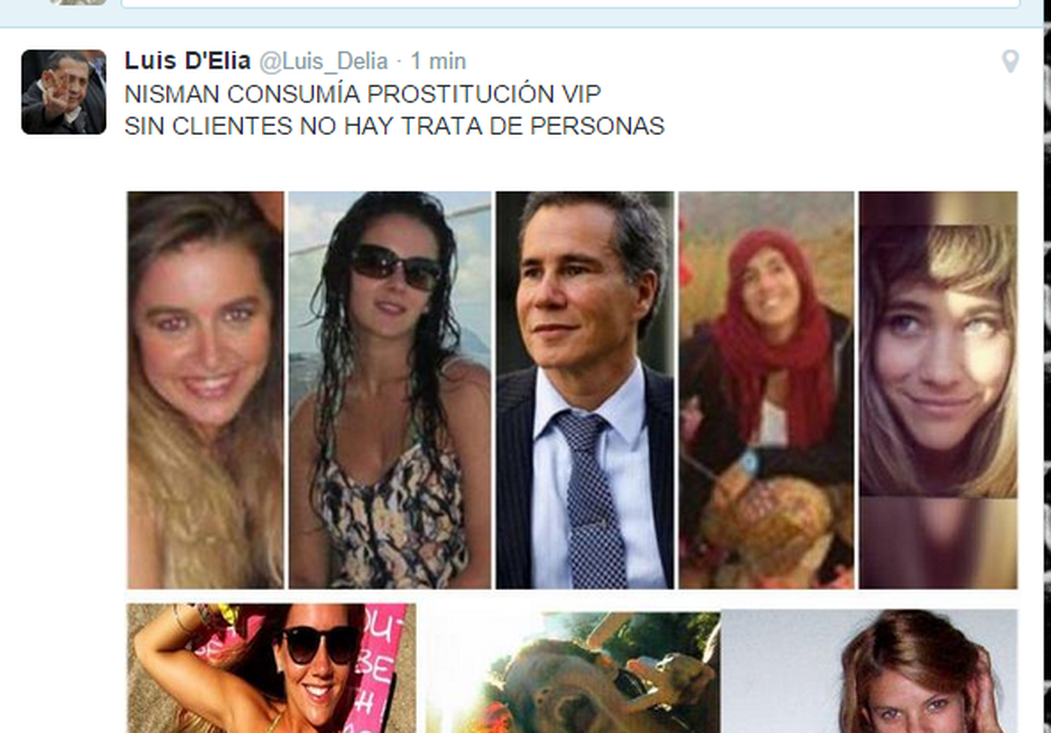D'Elía vinculó a Nisman con la prostitución Vip
