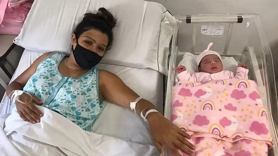 Ainara, la primera beba del año en Mar del Plata