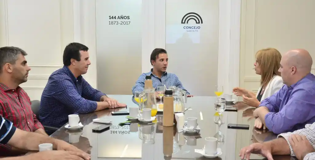 Concejales santafesinos se reunieron con la diputada Claudia Giaccone