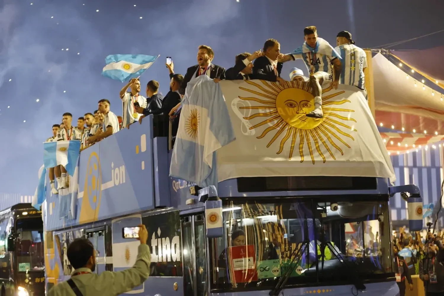 ¡Vuelven con la Copa! Los jugadores festejarán con los hinchas el martes en el Obelisco