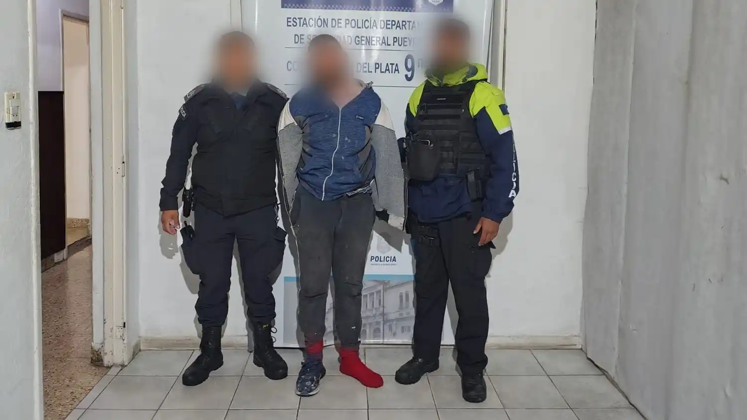 Su cómplice logró escapar.