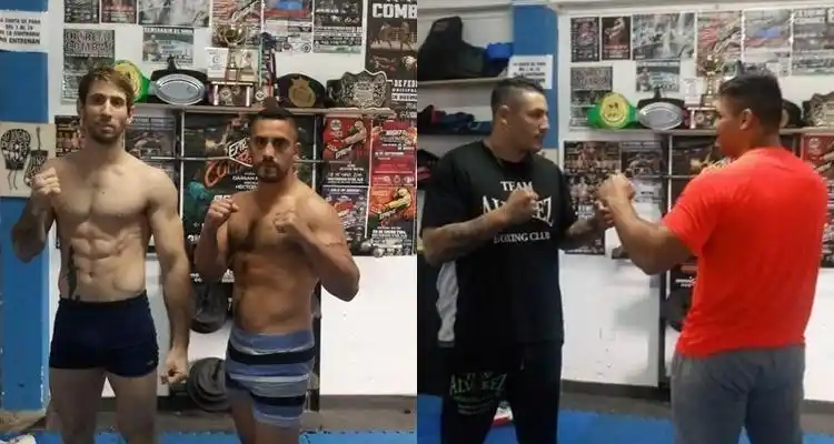 Damián Muñóz y Kevin Espíndola superaron el pesaje y se presentarán en el Estadio Municipal