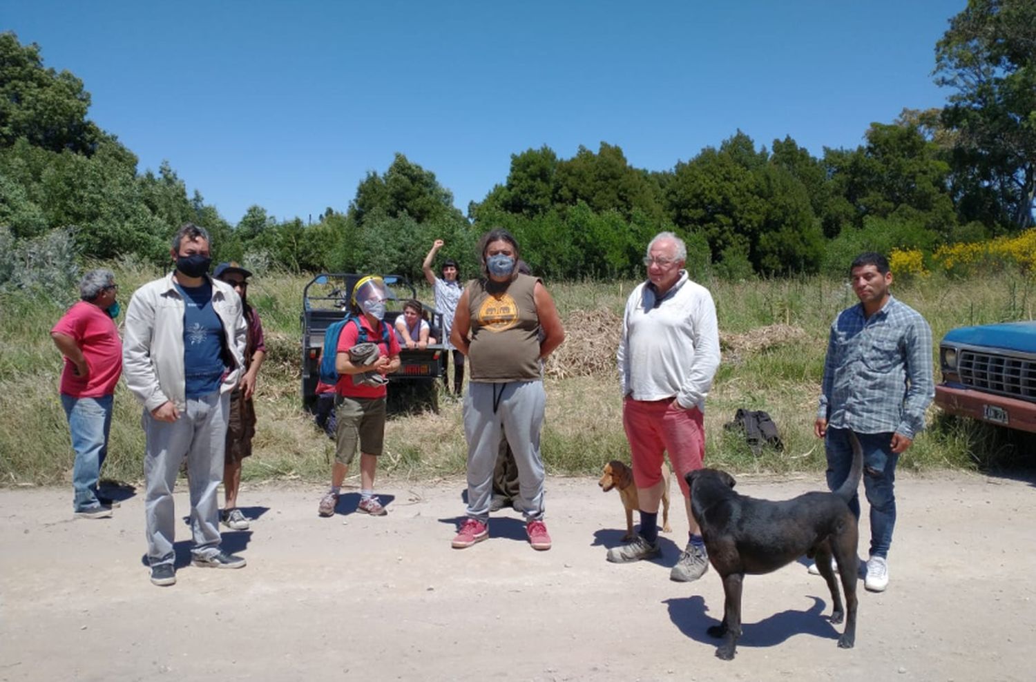 Vecinos de Félix U. Camet hicieron una protesta por la falta de agua potable