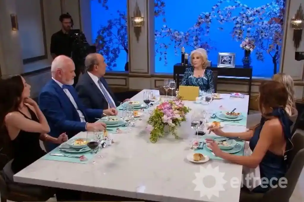 Em cruce de Mirtha Legrand con Guillermo Francos