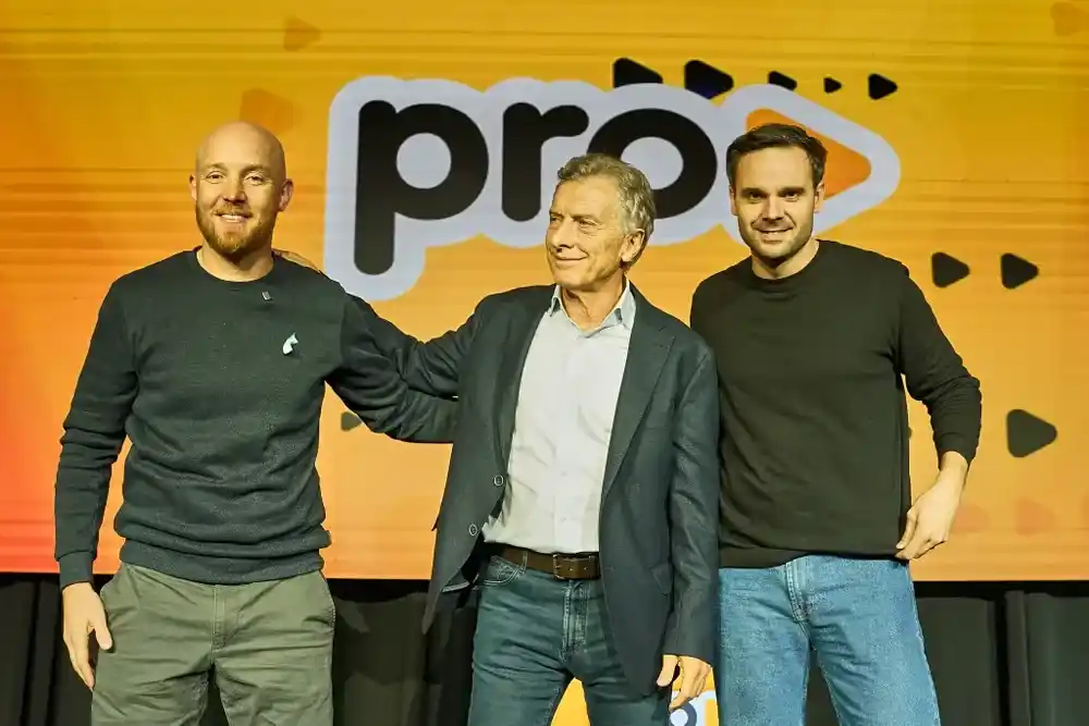 El expresidente Mauricio Macri durante el acto “Próximo Paso” del PRO en Mendoza.