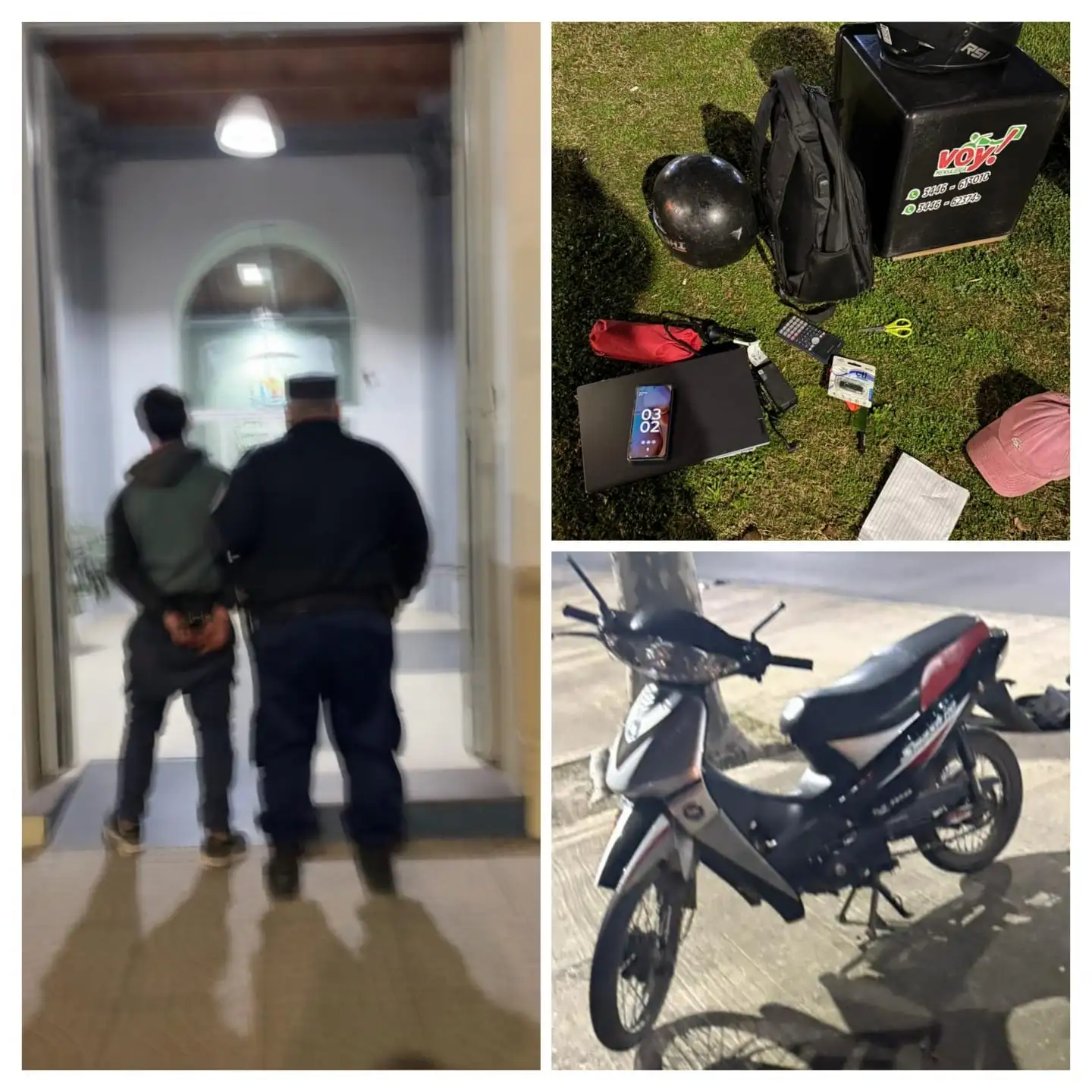 Robo y persecución en Costanera Sur: un joven de 18 años quiso robar una moto y fue atrapado, otro se fugó