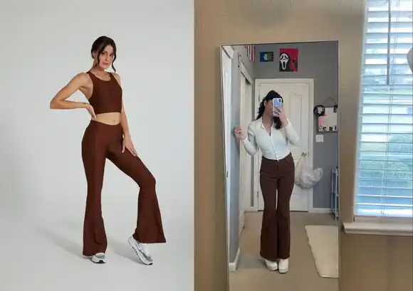 Flare leggings, el nuevo pantalón que revoluciona el look deportivo y elegante