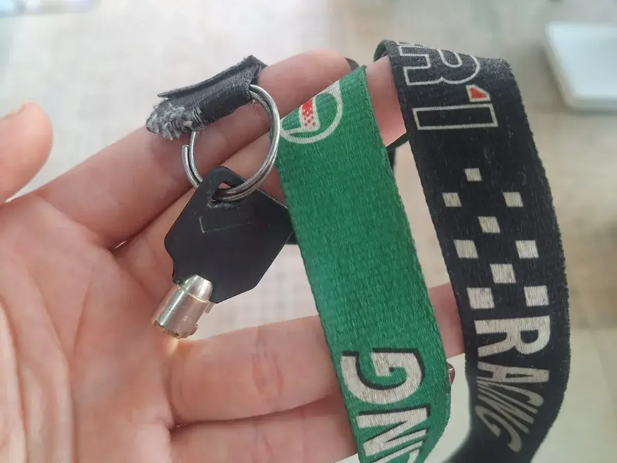 Llaves encontradas en Sarmiento y Libertad