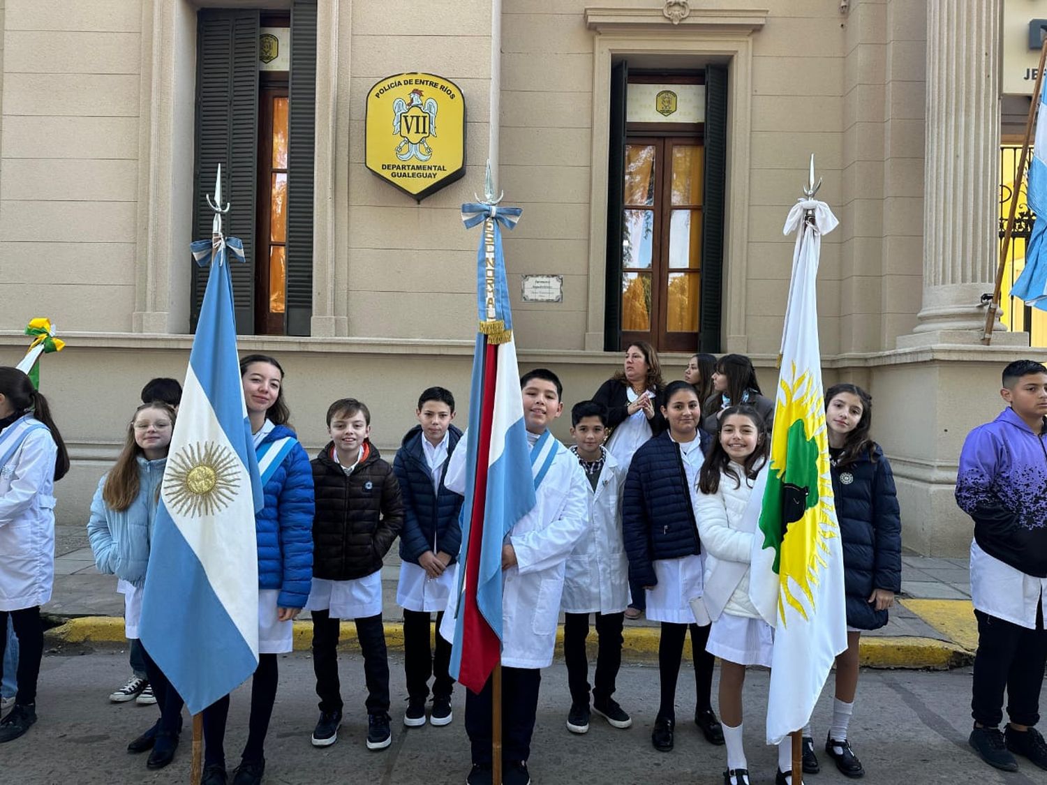 Crónica de la jura a la bandera