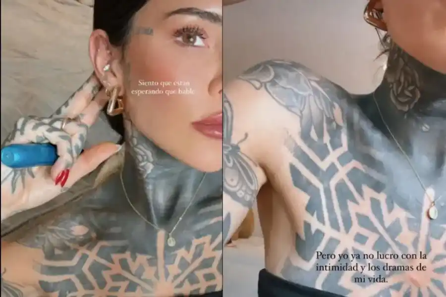 Cande se repondió a traves de IG y luego borró los posteos