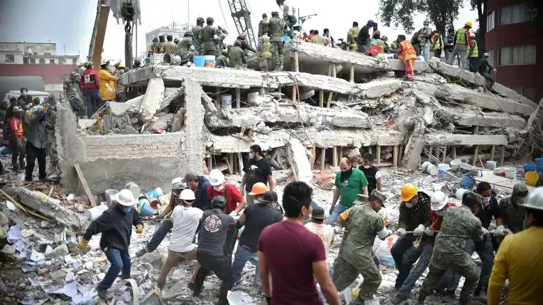 Terremoto en México y Guatemala.