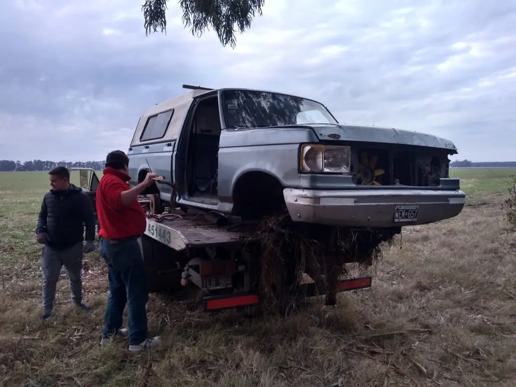 “Me daban ganas de llorar al ver mi camioneta desarmada”