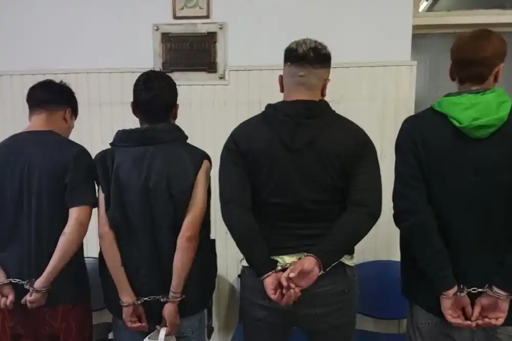 Detenidos en zona sur.