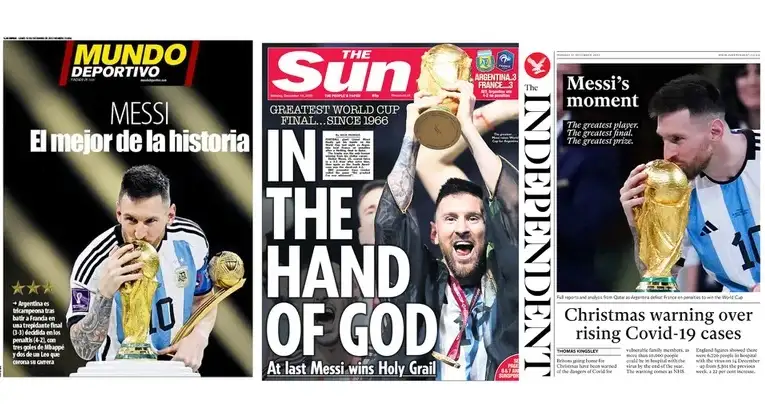 “En la mano de Dios” y “el mejor de la historia”: los medios del mundo rendidos a los pies de Messi