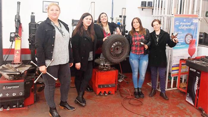Rosario tiene a las primeras gomeras profesionales del país