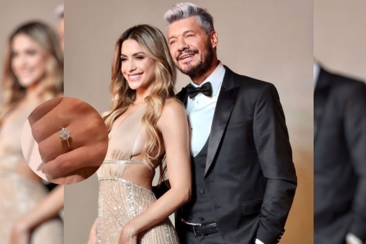 ¿Compromiso, posta?: la sugerente foto de Marcelo Tinelli y Millet Figueroa