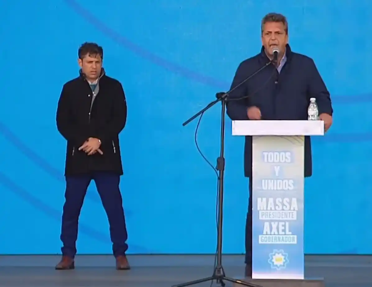 Kicillof Massa en Ensenada - Cambaceres