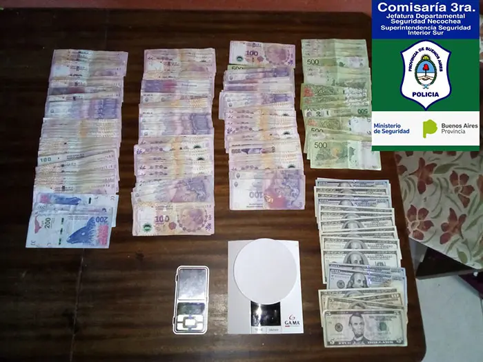 Comercio de droga: secuestran pesos y dólares durante seis allanamientos