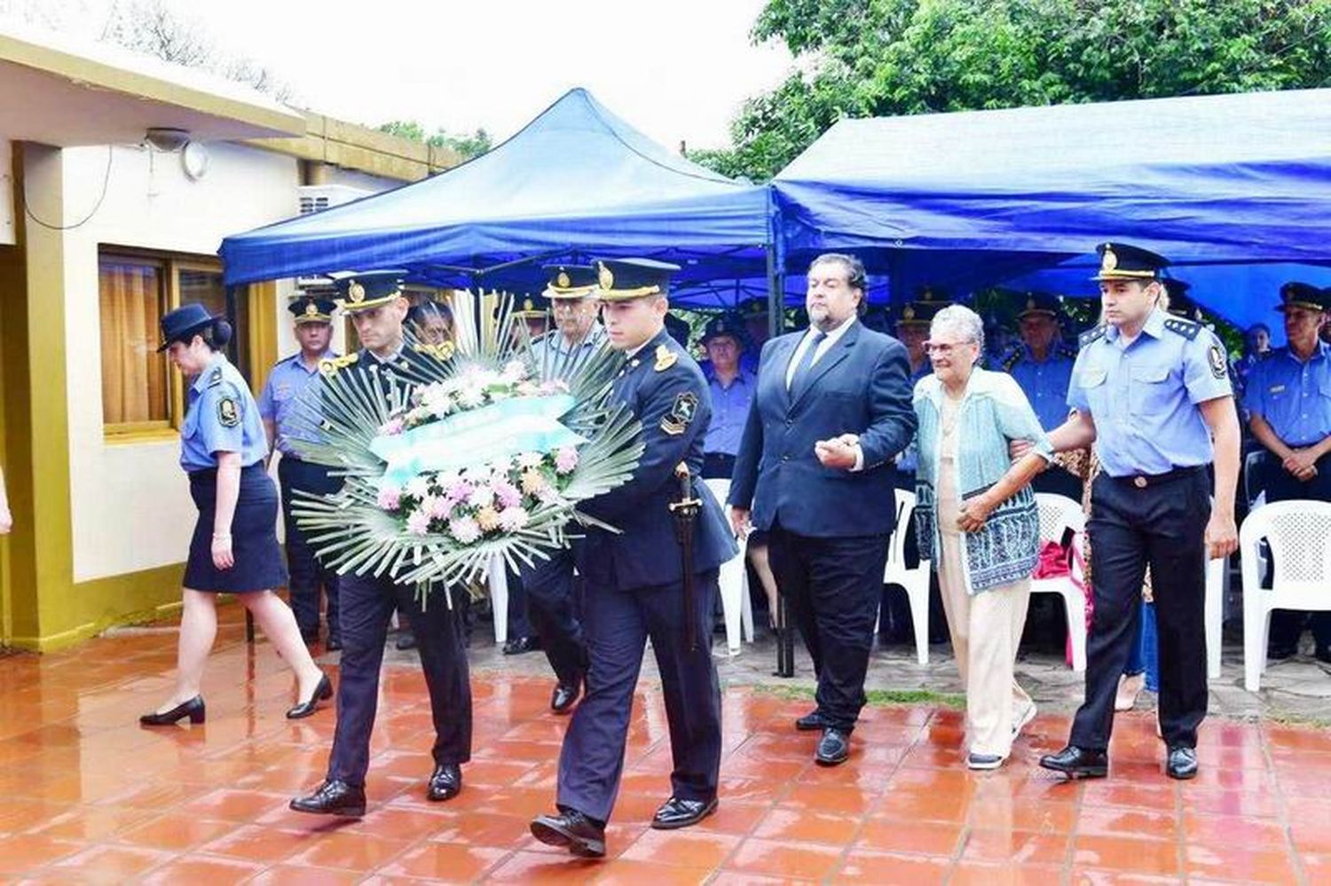 Homenajearon al subcomisario Eber Falcón
en el 13.er aniversario de su fallecimiento